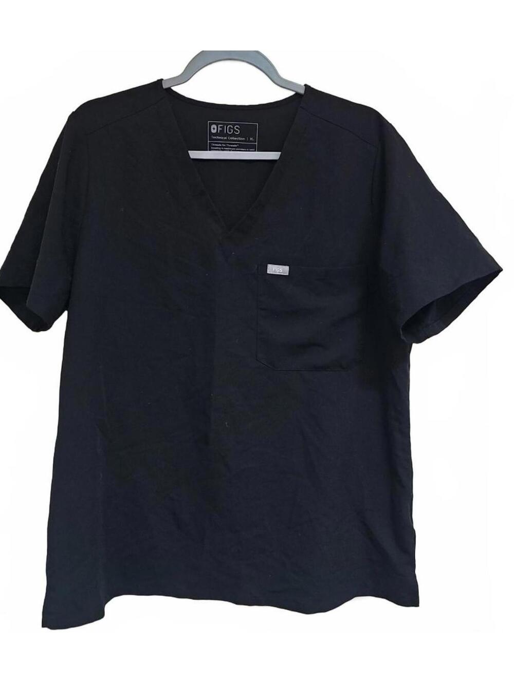 Figs Catarina one pocket Black (PO# 2583) Size XL women